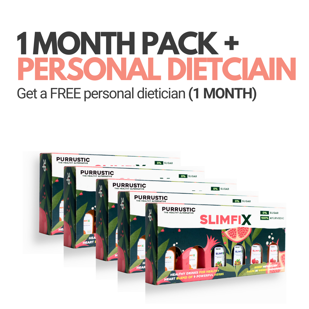 SLIMFIX - Ultra Slim, Feel Younger, Cuts stored fats, Improves Metabolism and Digestion