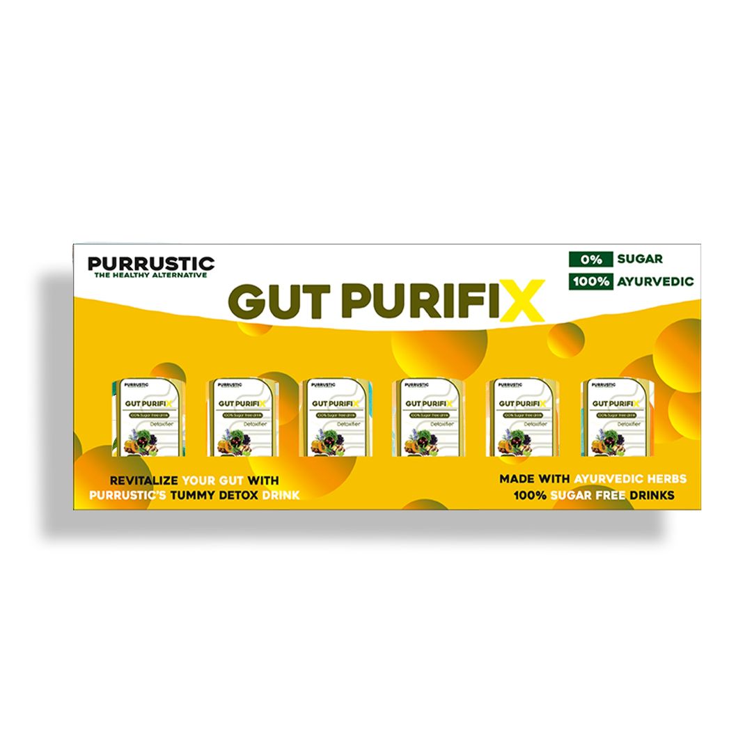 GUT PURIFIX - Improves Digestion Through 11 Ayurvedic Herbs, Improves Gut Health